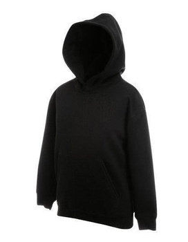 Kinder Sweatshirt mit Kapuze ~ Schwarz 140
