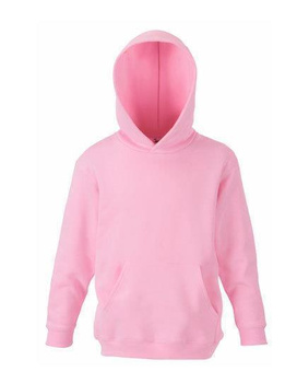 Kinder Sweatshirt mit Kapuze ~ Light Pink 128