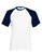 Baseball T-Shirt~ Weiß/Deep Navy XL