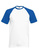 Baseball T-Shirt~ Weiß/Royal XL