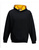 Kinder Kapuzen Sweatshirt ~ Jet Black/Gold 3/4 (XS)
