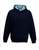 Kinder Kapuzen Sweatshirt ~ New French Navy/Sky Blue 9/11 (L)