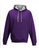 Kapuzensweatshirt ~ Purple/Heather Grey L