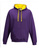 Kapuzensweatshirt ~ Purple/Sun Yellow S