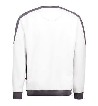 PRO Wear Sweatshirt | Kontrast wei 4XL