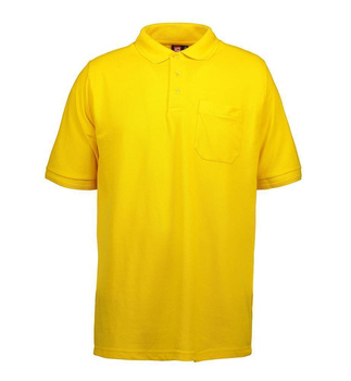 Klassisches Poloshirt | Tasche Gelb XS