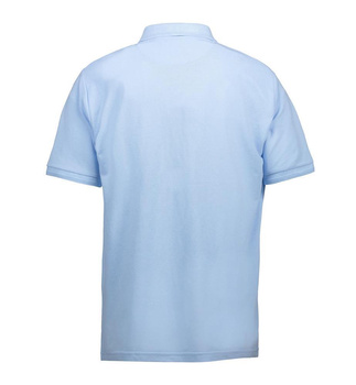 Klassisches Poloshirt | Tasche Hellblau XL