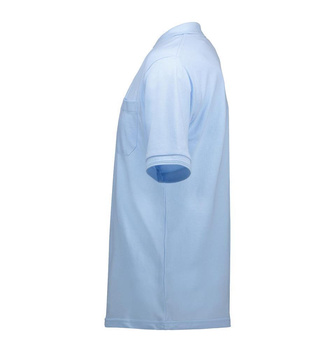 Klassisches Poloshirt | Tasche Hellblau 2XL