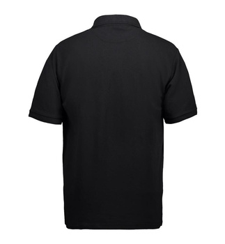 Klassisches Poloshirt | Tasche Schwarz 3XL