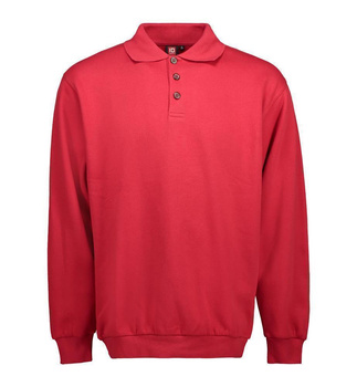 Klassisches Polo-Sweatshirt Rot L