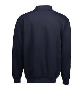 Klassisches Polo-Sweatshirt Navy M