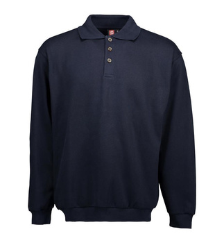 Klassisches Polo-Sweatshirt Navy M