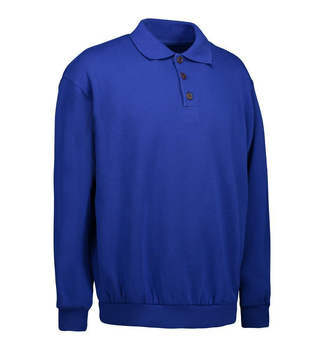 Klassisches Polo-Sweatshirt Knigsblau 4XL