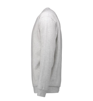 Klassisches Sweatshirt Hellgrau meliert XL