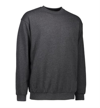 Klassisches Sweatshirt Graphit meliert XL