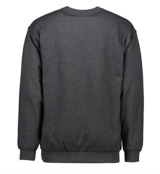 Klassisches Sweatshirt Graphit meliert XL