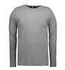 Interlock T-Shirt | langarm Grau meliert L