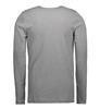 Interlock T-Shirt | langarm Grau meliert 3XL