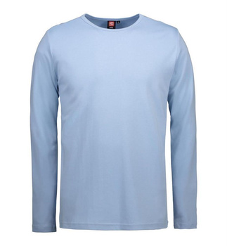Interlock T-Shirt | langarm Hellblau XL