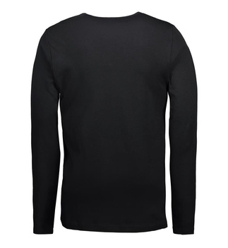 Interlock T-Shirt | langarm Schwarz 2XL