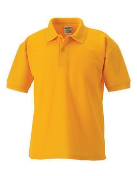 Kinder Poloshirt von Russell ~ Gelb 140 (XL)