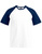 Herren Raglan T-Shirt ~ Weiß/Navy XS