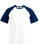 Herren Raglan T-Shirt ~ Weiß/Navy XXL