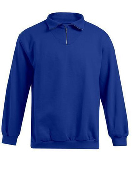 Sweatshirt Zip Troyer ~ Royal 3XL