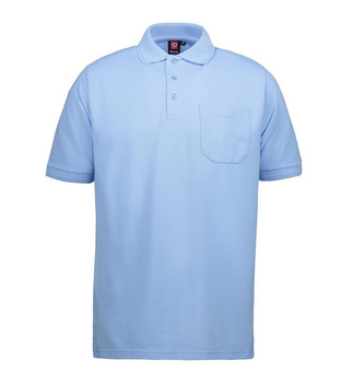 PRO Wear Poloshirt mit Brusttasche Hellblau XS