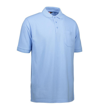PRO Wear Poloshirt mit Brusttasche Hellblau S