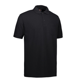 PRO Wear Poloshirt mit Brusttasche Schwarz 5XL