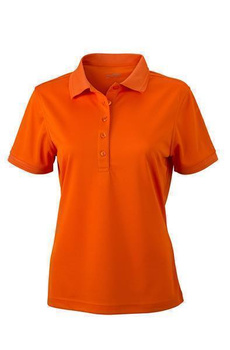 Damen Funktions Poloshirt ~ dark-orange M