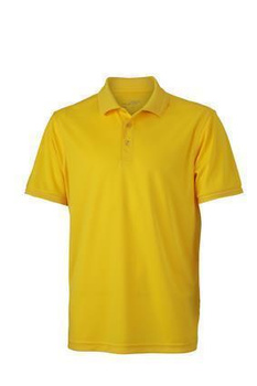 Herren Funktions Poloshirt~ sun-yellow 3XL