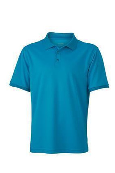 Herren Funktions Poloshirt~ turquoise XL