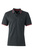 Hochwertiges Herren Sport-Poloshirt  ~ schwarz/rot L