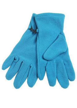 Microfleece Handschuhe ~ aquablau S/M