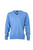 Herren Sweatshirt V-Ausschnitt ~ glacier-blau XXL