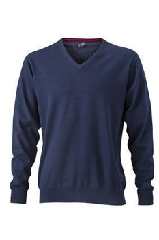 Herren Sweatshirt V-Ausschnitt ~ navy XL