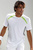 Funktionelles Sportshirt von Kariban weiß/grau/grün XS