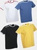 Soccer T-Shirt Kontrast weiß/rot S
