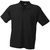 Klassisches Piqué Polohemd mit Brusttasche ~ schwarz XL