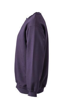 Sweatshirt Round Heavy ~ aubergine 5XL