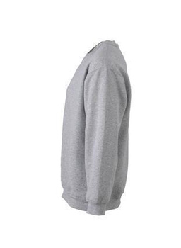 Sweatshirt Round Heavy ~ graumeliert S