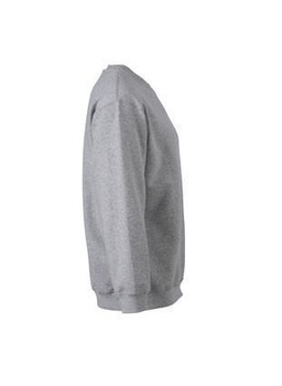 Sweatshirt Round Heavy ~ graumeliert XL