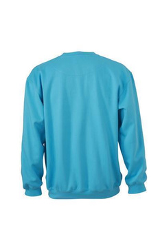 Sweatshirt Round Heavy ~ pacific-blau 5XL