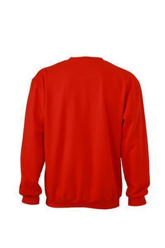 Sweatshirt Round Heavy ~ tomatenrot 4XL