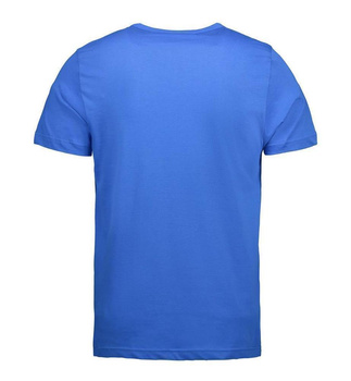 T-TIME Herren T-Shirt | V-Ausschnitt ~ Azur 2XL
