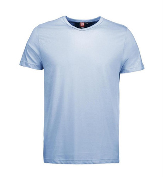 T-TIME Herren T-Shirt | V-Ausschnitt ~ Hellblau S