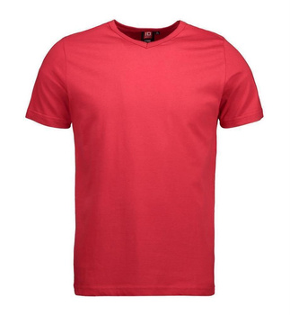 T-TIME Herren T-Shirt | V-Ausschnitt ~ Rot L