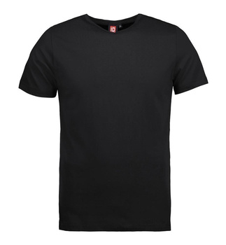 T-TIME Herren T-Shirt | V-Ausschnitt ~ Schwarz XL
